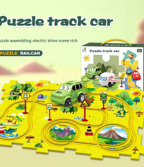 💥Children's Educational Puzzle Track Car Play Set🤩