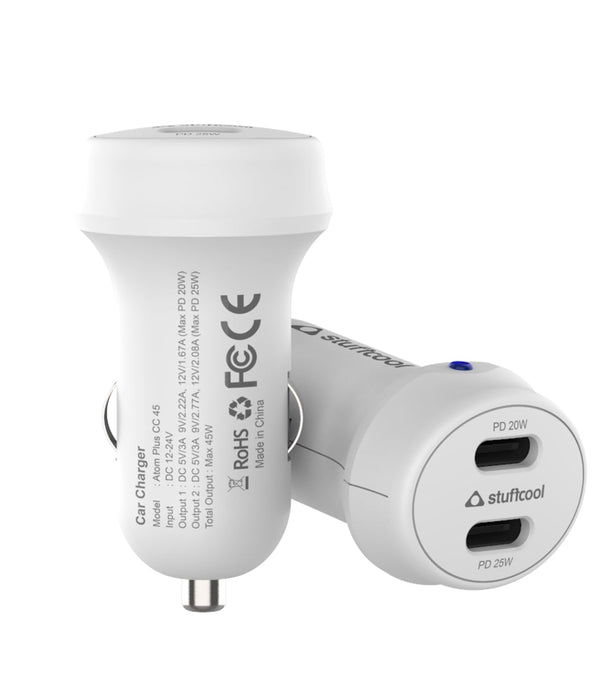 Atom Plus CC 45W Car Charger with PPS