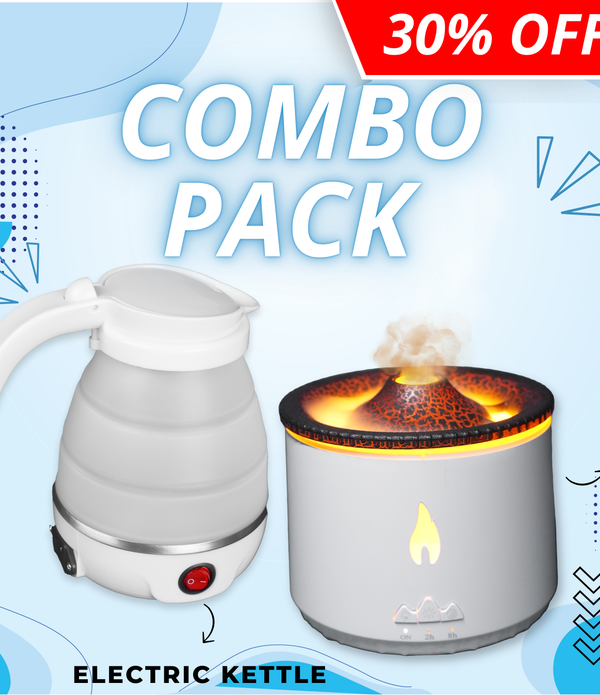 Electric kettle + Flame Humidifier