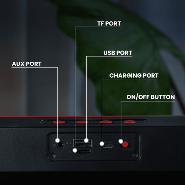 Portable Bluetooth Soundbar 2200mAh Battery