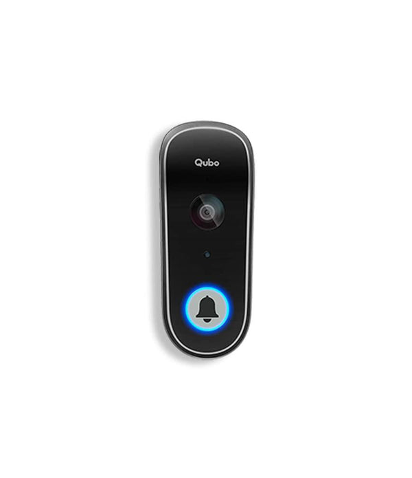 Qubo Smart WiFi Wireless Video Doorbell from Hero Group | Instant Visitor Video Call on Phone | Intruder Alarm System | 1080P FHD Camera | 2-Way Talk | Works with Alexa & Google | 36 Chime Tunes