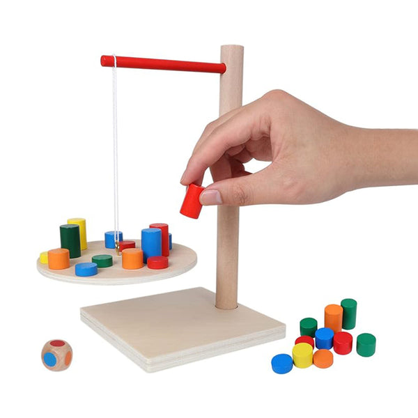 ✨Wooden Balance Toy || Building Blocks Table🙌