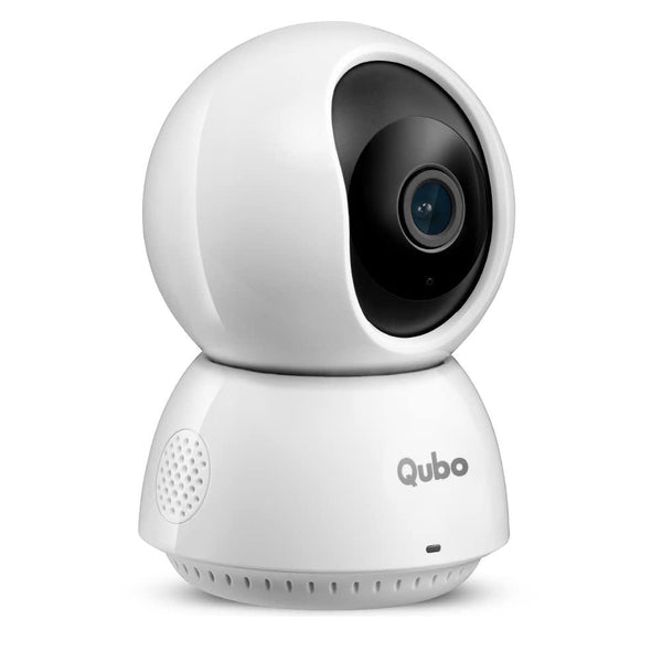 Qubo Smart Cam 360 Ultra from Hero Group | Made in India | 360 Degree Coverage | CCTV Wi-Fi Camera | 1080p Full HD | Two Way Talk | Mobile App Connectivity | Night Vision | Cloud & SD Card Recording, White