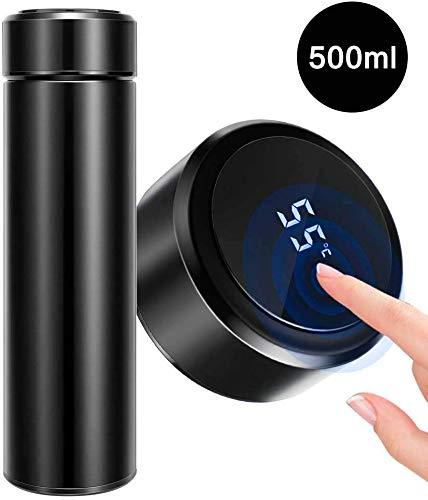 Thermos Vacuum Flasks Digital Temperature Display Led stainless steel insulation Water Bottles