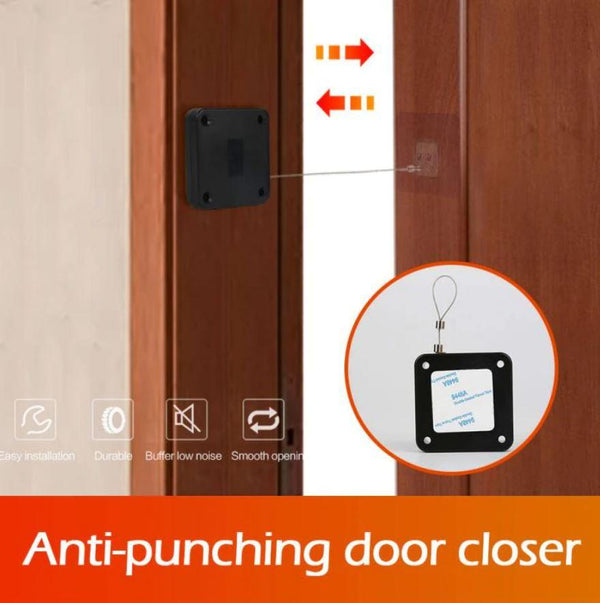 2021 New Hot Sales Punch-free Automatic Sensor Door Closer Suitable For All Doors