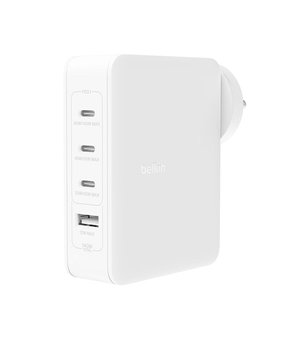 BoostCharge Pro 140W 4-Port GaN Wall Charger