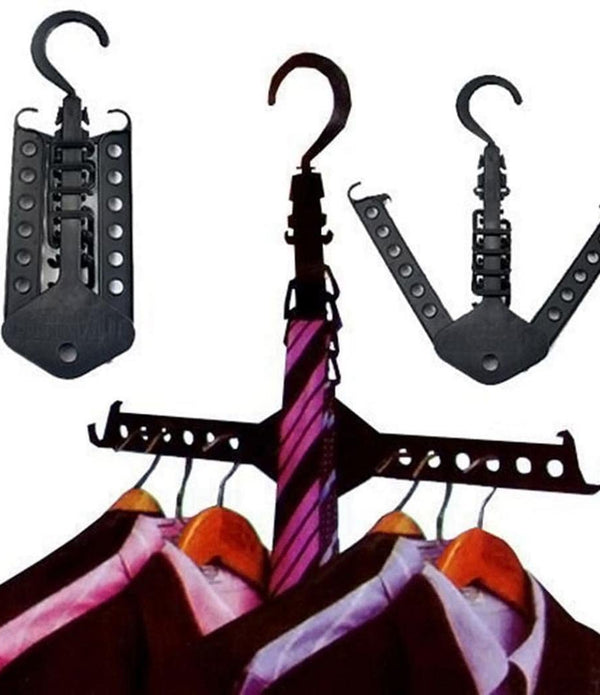 Multifunctional Space Saving Folding Drying Hangers