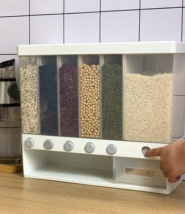 6 in 1 Wall-Mounted Cereals Dispenser