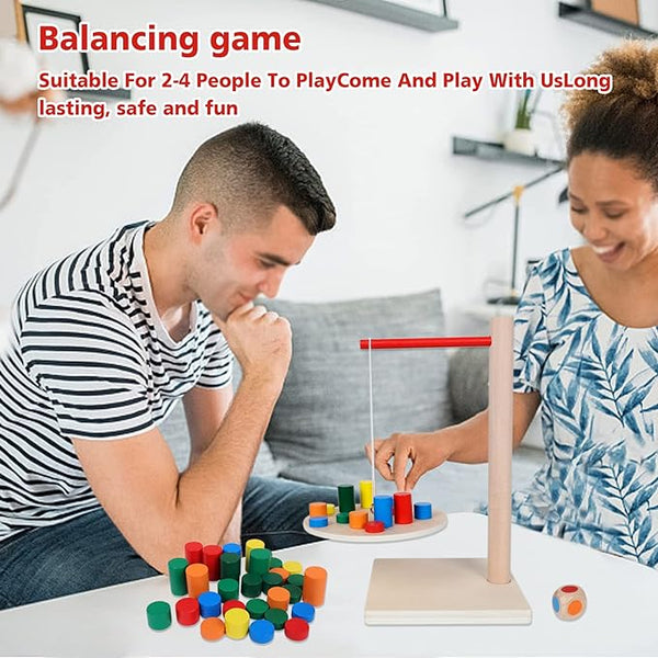 ✨Wooden Balance Toy || Building Blocks Table🙌