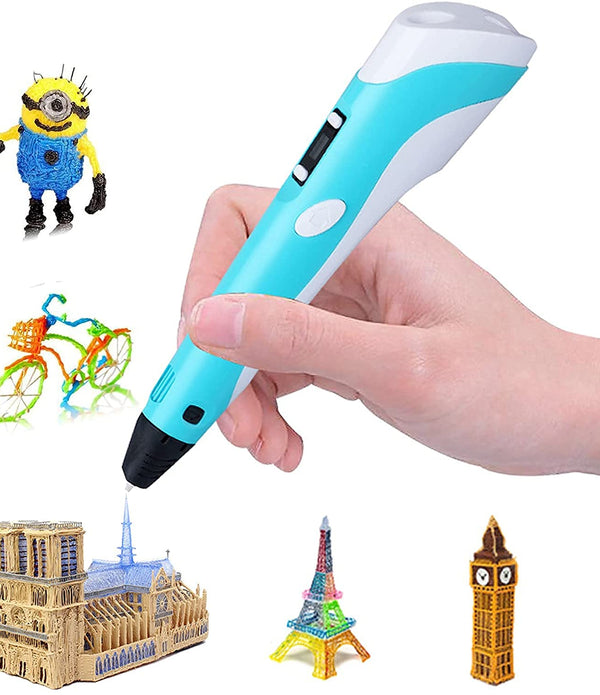 3D Printing Pen with Filament Refills (3D Printing Pen with 3 PLA Filament)