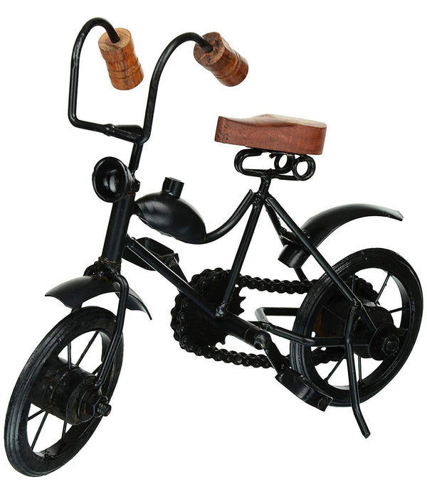 Antique Handicraft Wooden Iron Cycle for Home Decor