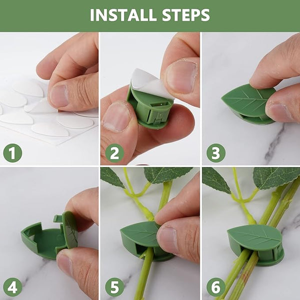 🌱Plant Climbing Wall Fixture Clips || Plant Support Clips🌿 BUY 30 & GET 30 FREE || 60 PCS