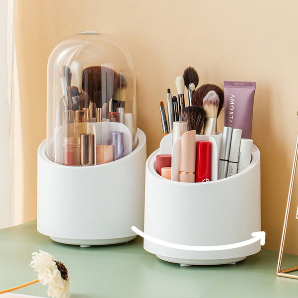 360 Degree Rotating Makeup Brush Holder