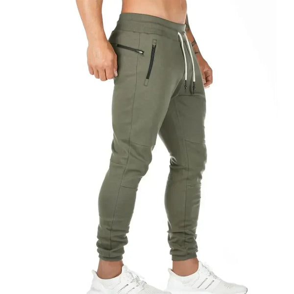 Custom Solid Color Embroidered Printed MenJogger Plain Blank Cotton Spandex Stretchy Fabric Joggers Gym Rinning Trousers