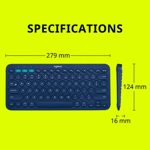 Custom Russian Logitech K380 Switches Ergonomic Office Ipad Usb Pc Phone Computer Laptop BT Tablet Wireless Mobile