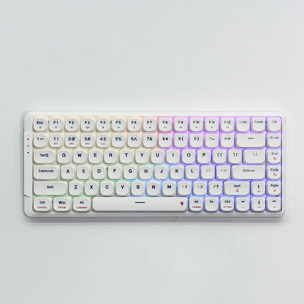 ZIFRIEND Custom ZT84L 84 keys hotswappable Two-color ABS keycap Low Profile Switch Wiless Gaming Mechanical