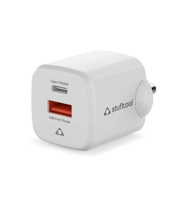 Neutron PD20W Dual Port Wall Charger