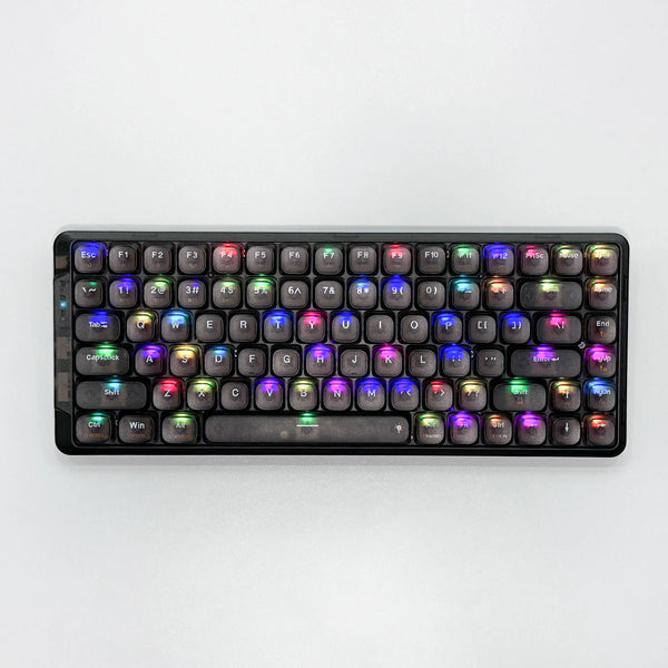 ZIFRIEND Custom ZT84L 84 keys hotswappable Two-color ABS keycap Low Profile Switch Wiless Gaming Mechanical