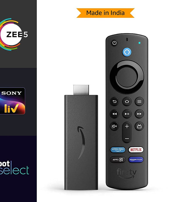 Amazon Fire TV Stick Plus includes ZEE5, SonyLIV and Voot annual subscriptions