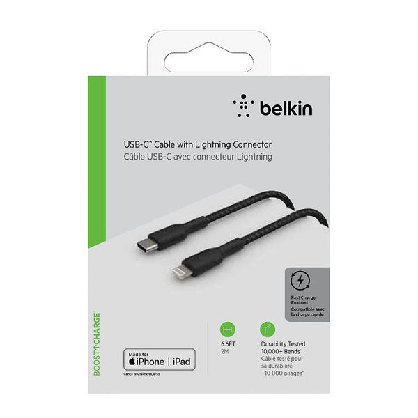 Belkin Apple Certified Lightning to Type C Cable 2M