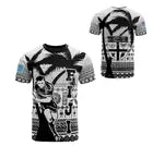 2024Men's and Women's Short Sleeved T-shirts, Casual Summer with 3D Printed Flag of Fiji Polynesian Rugby Tribe Turtle