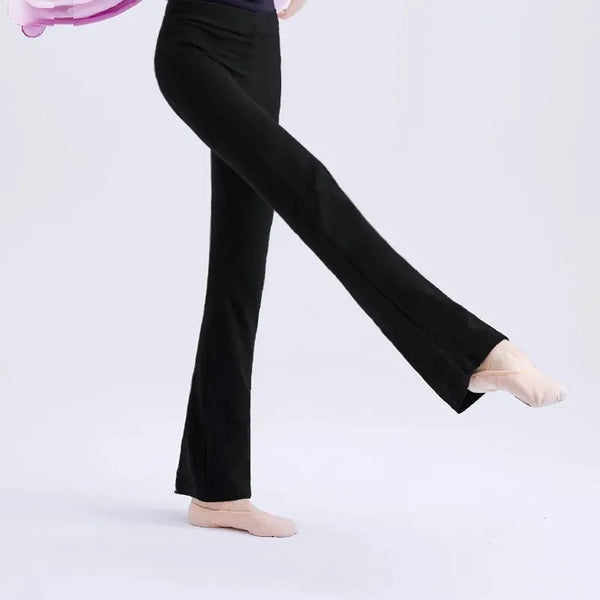 Cotton Modal Casual Flare Trousers Ballet Yoga Dance