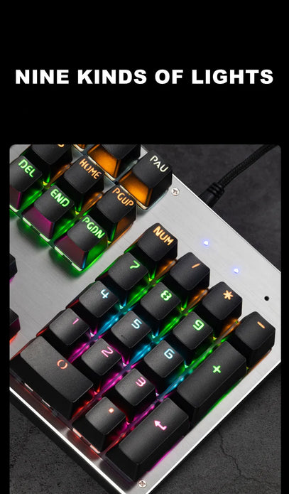 LED backlit Mechanical Gaming keyboard