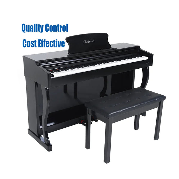 Upright 81 digital electronic 88 keys hammer action piano MIDI