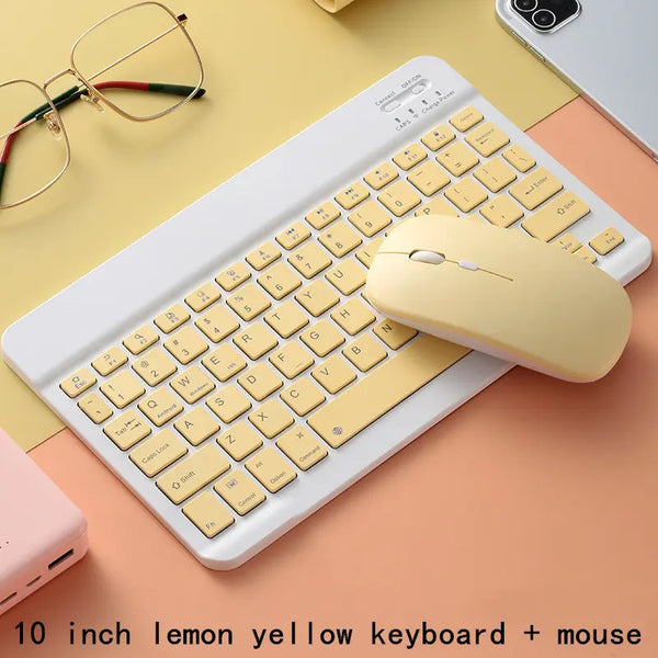 Wireless Keyboard and Mouse For Apple Teclado iPad Xiaomi Samsung Huawei Phone Tablet Wireless For Android IOS Windows