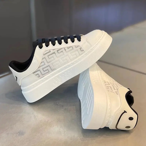 2024 Best Selling Luxury White Men's Casual Sport Comfortable Anti-Slippery Custom Upper Waling Style Men