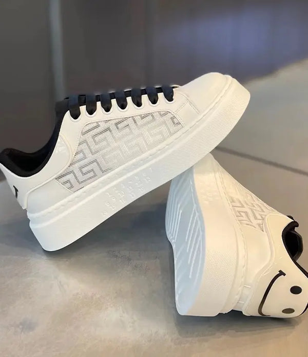 2024 Best Selling Luxury White Men's Casual Sport Comfortable Anti-Slippery Custom Upper Waling Style Men