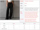 OOTN Autumn Solid Pockets Party Trousers Women 2023 Elegant Office Lady Pleated Long Fashion Black Straight