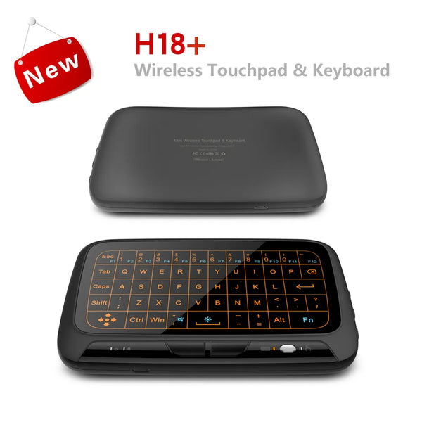 H18+ 2.4g RF keyboard touch wireless keyboard with touchpad