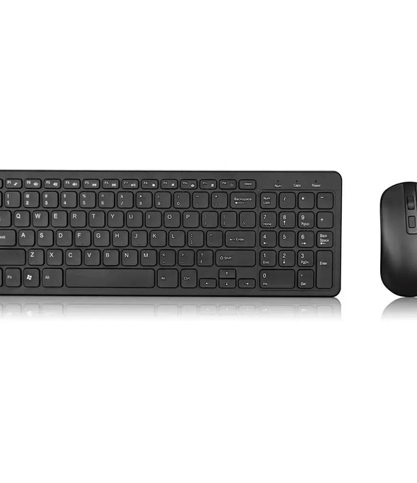 Manufacturer's hot selling wireless 2.4G keyboard and mouse combination set suitable for laptop office