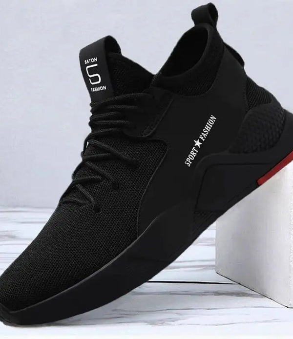 Wholesale cheap Men's Fly Weave Sport Shoes Fashion Upper Running Sneakers Casual