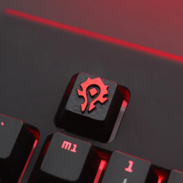 Version A Quality keystone metal special design Gaming mechanical switch keycaps for cherry mx