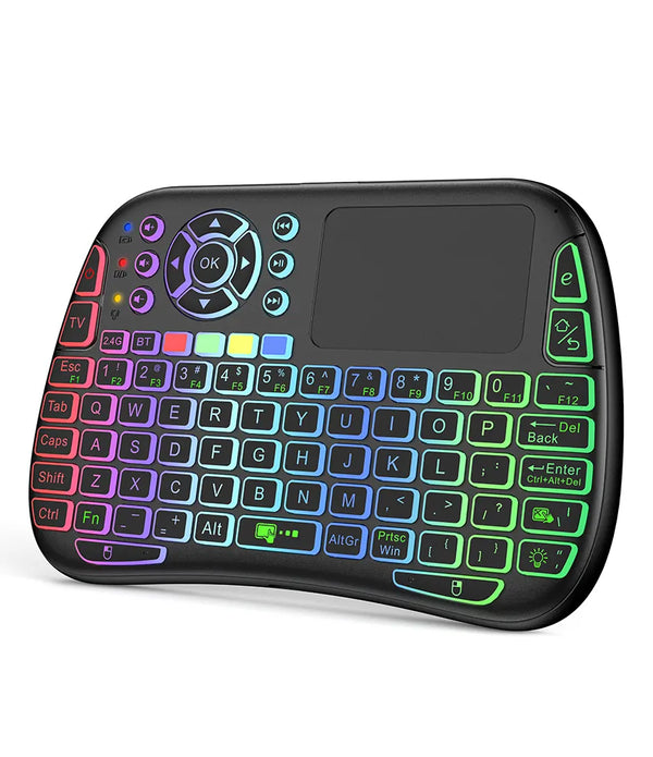 M9 air mouse remote wireless wireless keyboard and mouse combo 2.4G BT Physical keypad with Touchpad for steam deck mini PC