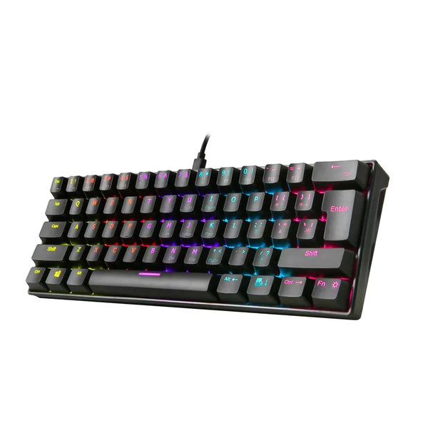 61 key computer keyboard Mechanical keyboard RGB ergonomic design connected Cheap gaming computer gaming computer keybo