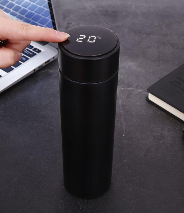 Thermos Vacuum Flasks Digital Temperature Display Led stainless steel insulation Water Bottles