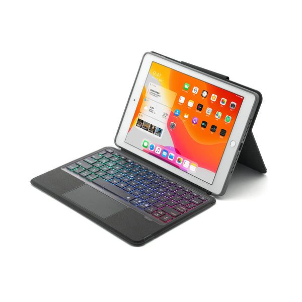 The factory's new wireless Bluetooth keyboard with touch 10.2 inchfor ipad 9th 2021, 7th Gen 2019 ,Detachable Space Gr