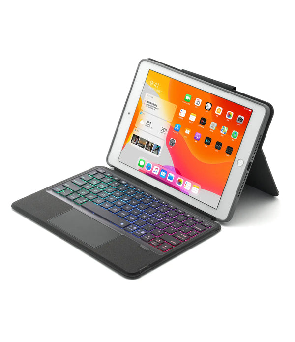 The factory's new wireless Bluetooth keyboard with touch 10.2 inchfor ipad 9th 2021, 7th Gen 2019 ,Detachable Space Gr