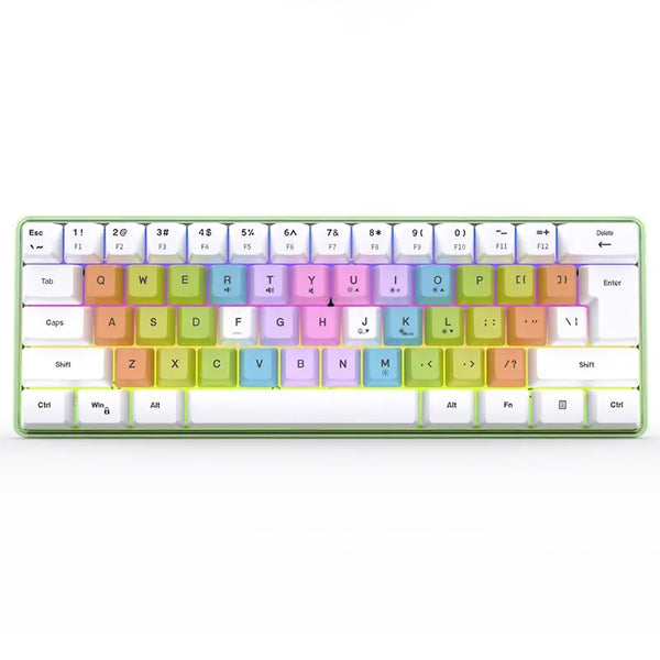 RGB Backlight Wired Hot-Swappable Keypads Gaming Mechanical