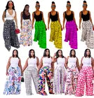 2023 new Pretty Print Palazzo pants High Waist Loose long wide leg Women's & trousers