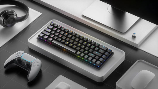 K68 small batch customization wired wireless 68 keys ergonomics 60 percent gaming mechanical