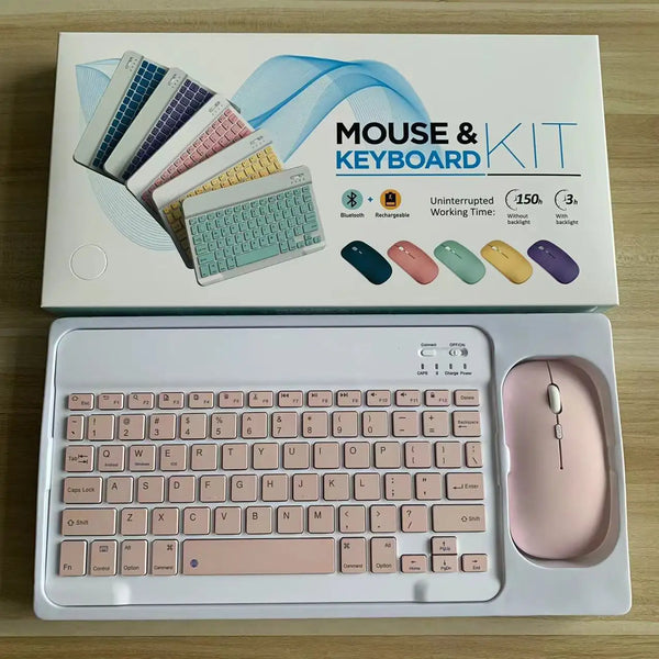 Manufacturers Wireless Keyboard and Mouse Mini Rechargeable Spanish With Mouse Russian For PC Tablet Phone