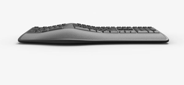 real high quality 2.4g Wireless Ergonomic with Wrist Rest quite Membrane Keys