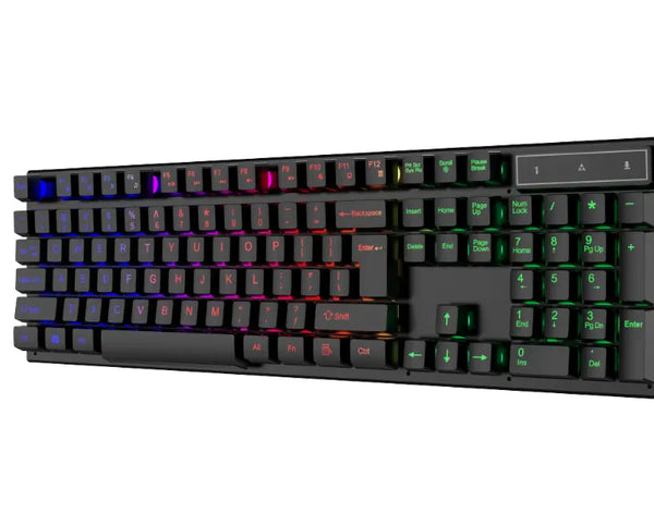 backlit wired customized OEM logo RGB mechanical gaming kit with mouse RGB colourful LED keypads