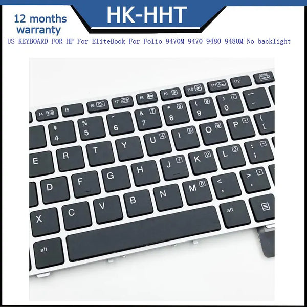 HK-HHT laptop US keyboard for HP EliteBook For Folio 9470M 9470 9480 9480M No backlight