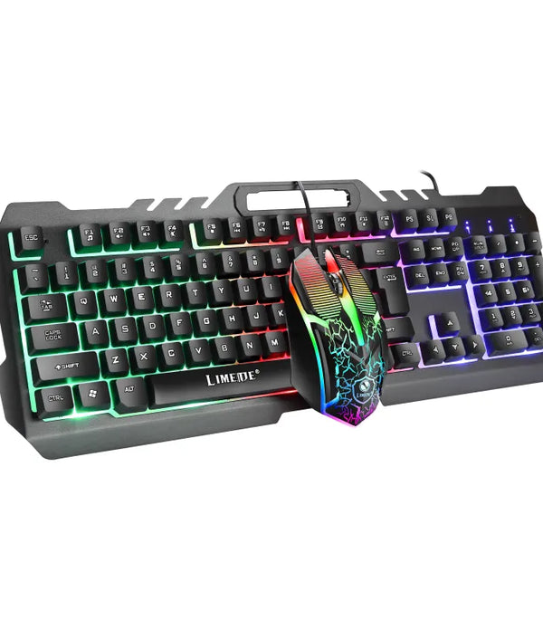 Factory Price Hot Selling PC Computer Gamer Led RGB Gaming Mechanical and mouse for PC Gamer