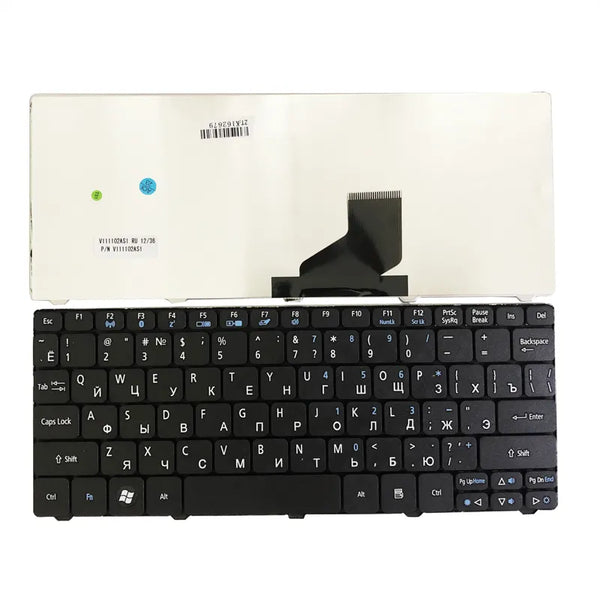 Wholesale New RU Russian Laptop Keyboard For Acer Aspire One 532h 521 522 533 D255 D257 D260 D270 Nav50 LT21 LT32 RU Black